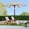 Best Choice Products 10ft Outdoor Steel Striped Market Patio Umbrella w/ Crank, Tilt Push Button, 6 Ribs